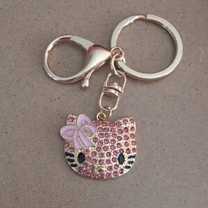 Kitty and Gold Key & Card Holder